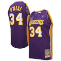 Shaquille O'Neal Los Angeles Lakers Mitchell & Ness 2000 NBA All-Star Game Authentic Jersey - Purple | Fan Gear