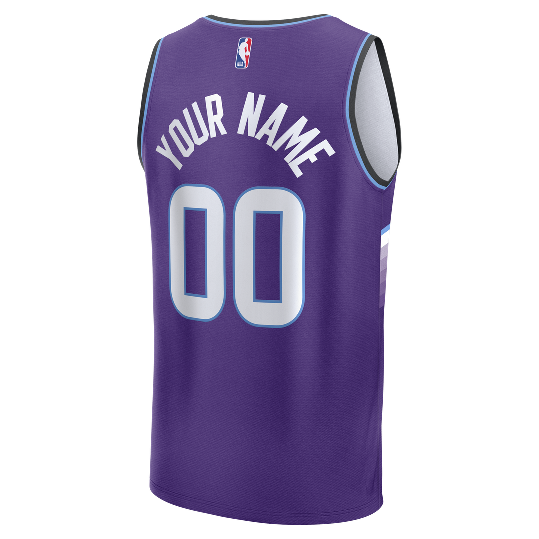 Utah Jazz Fanatics Fast Break Replica Custom Jersey - Purple - Icon Edition | NBA Fan Gear