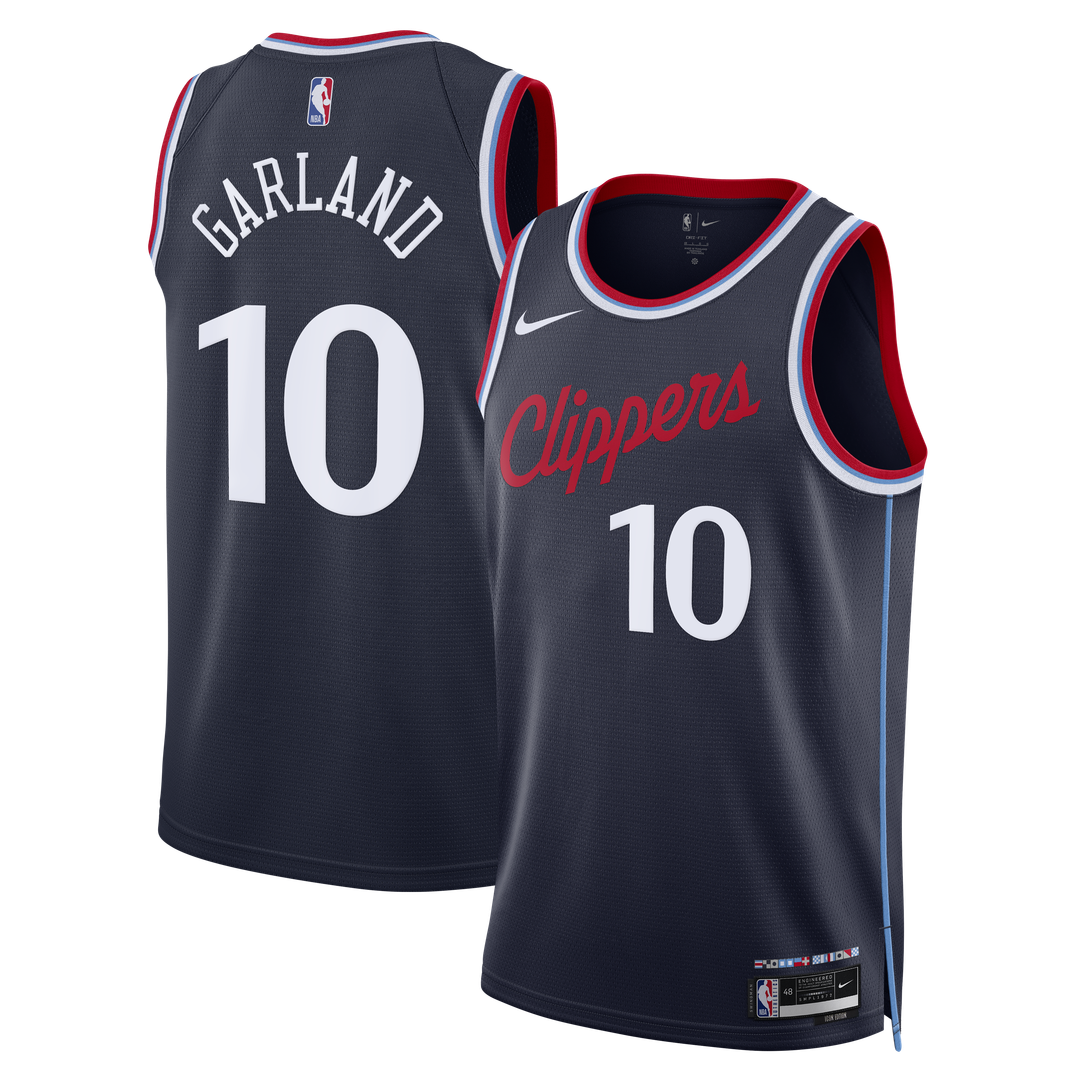 Darius Garland LA Clippers Nike Unisex Swingman Jersey - Icon Edition - Navy | NBA Fan Gear