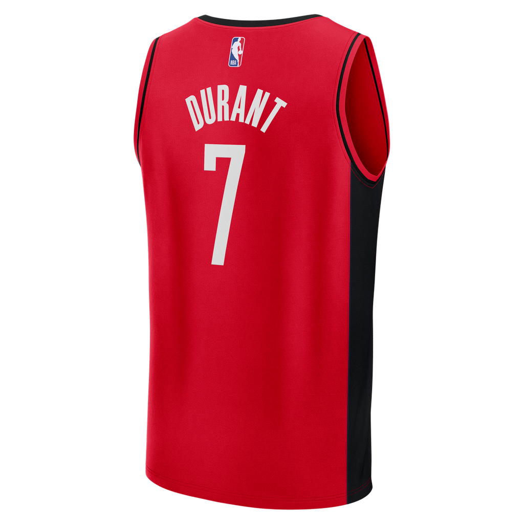 Kevin Durant Houston Rockets Fanatics Youth Fast Break Jersey - Icon Edition - Red | NBA Fan Gear