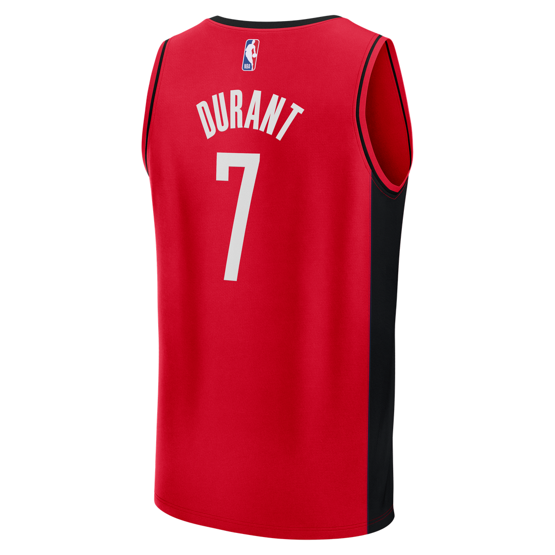 Kevin Durant Houston Rockets Fanatics Youth Fast Break Jersey - Icon Edition - Red | NBA Fan Gear
