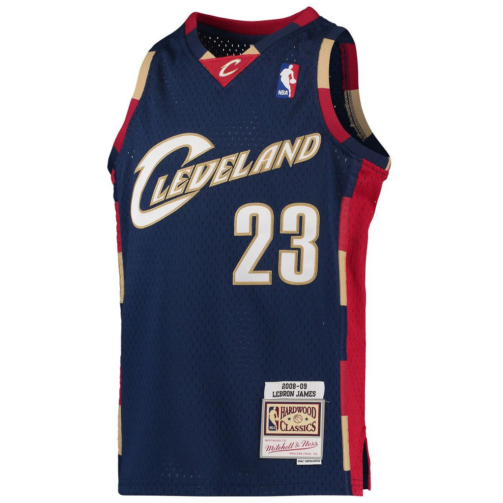 LeBron James Cleveland Cavaliers Mitchell & Ness Youth 2003-04 Hardwood Classics Swingman Jersey - Wine | NBA Fan Gear