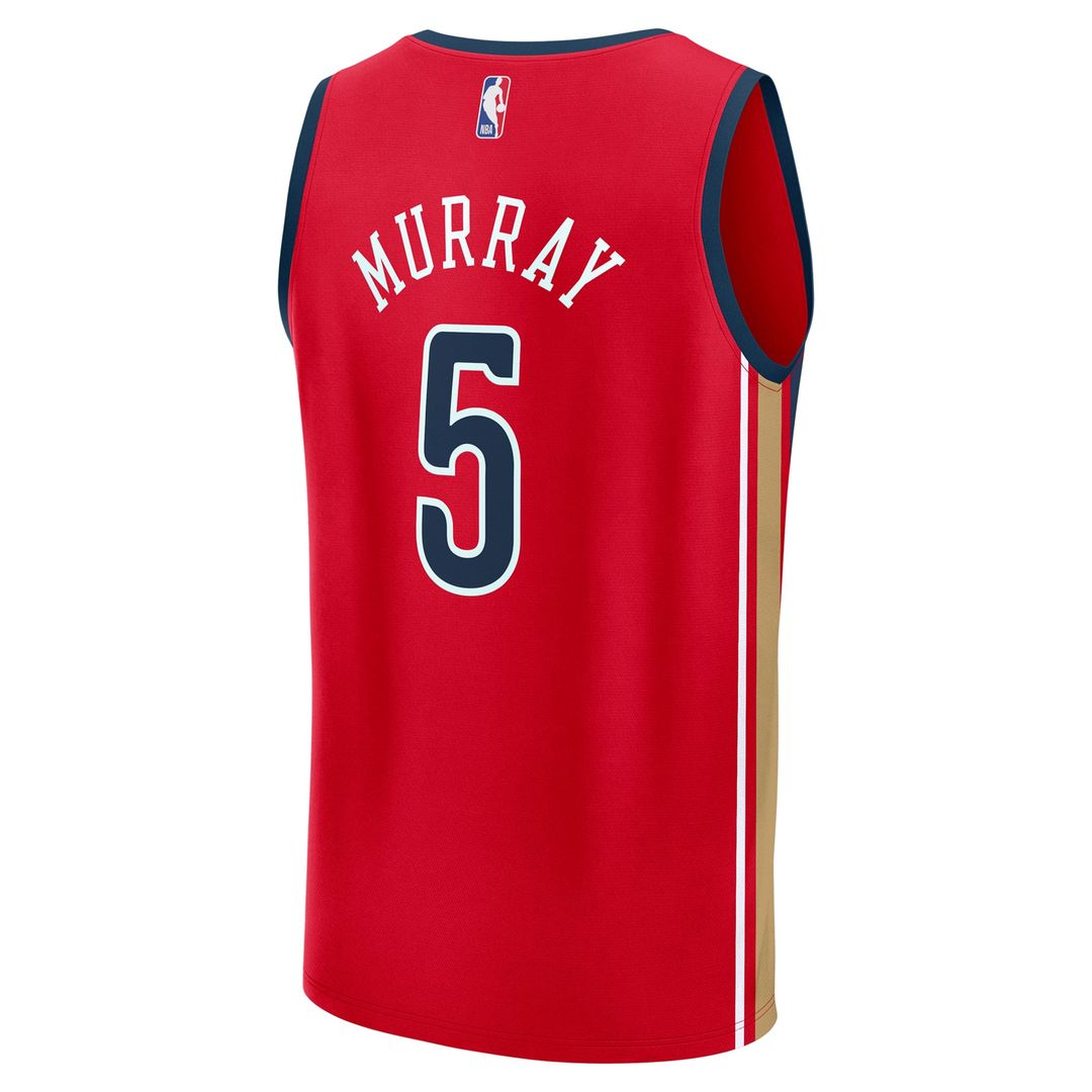 Dejounte Murray New Orleans Pelicans Fanatics Youth Fast Break Replica Player Jersey - Statement Edition - Red | NBA Fan Gear