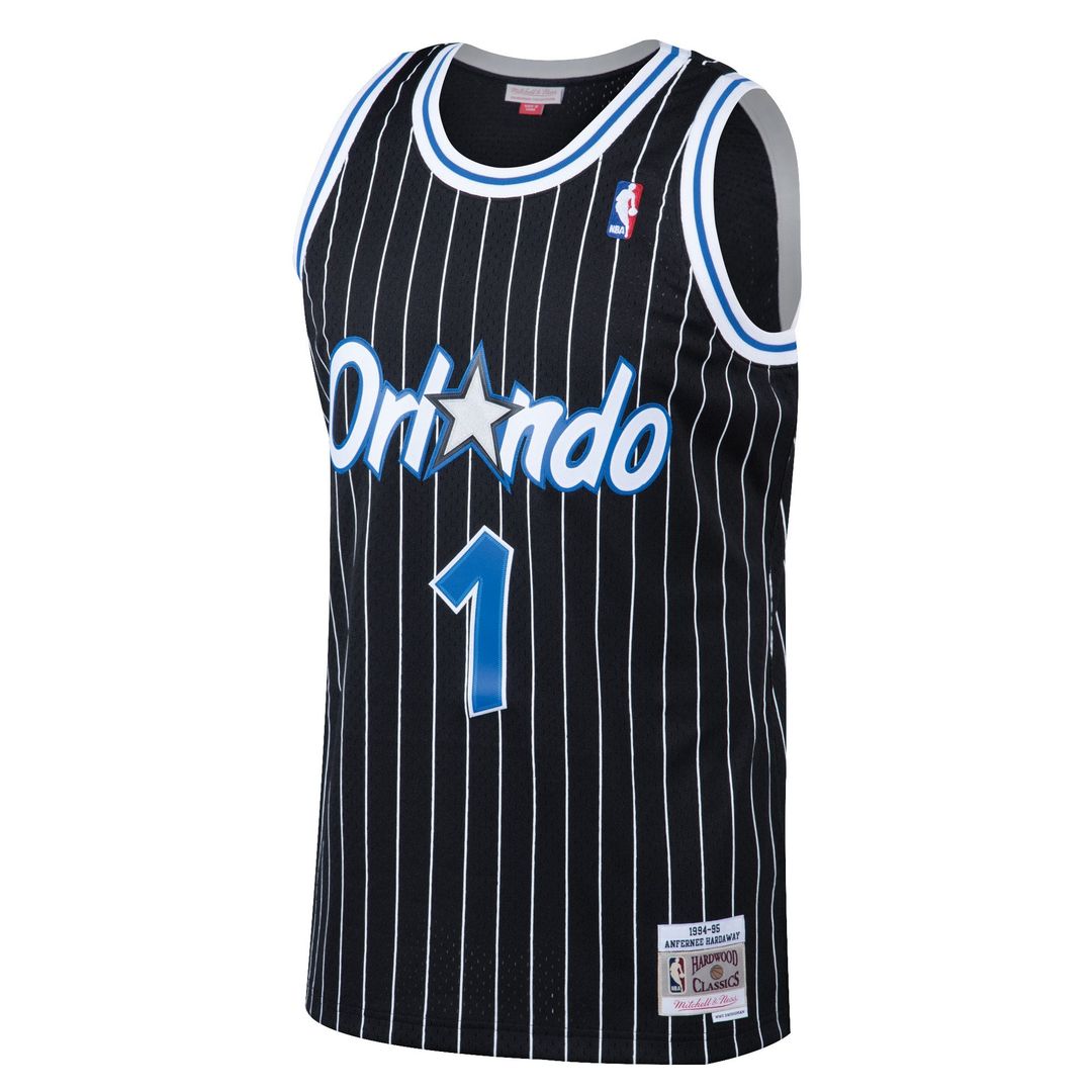 Penny Hardaway Orlando Magic Mitchell & Ness Hardwood Classics Swingman Jersey - Black | NBA Fan Gear