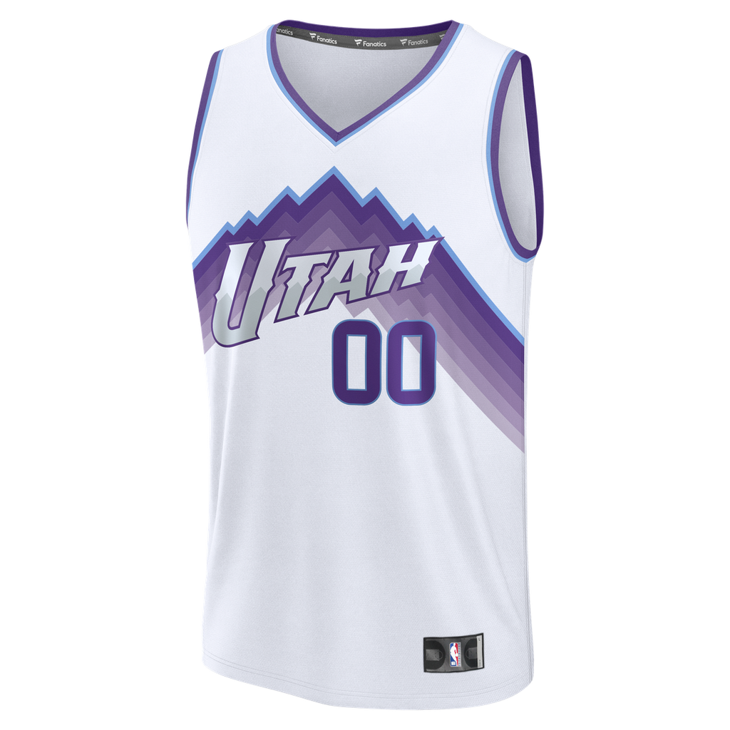 Utah Jazz Fanatics Fast Break Custom Jersey - Statement Edition - Black | NBA Fan Gear