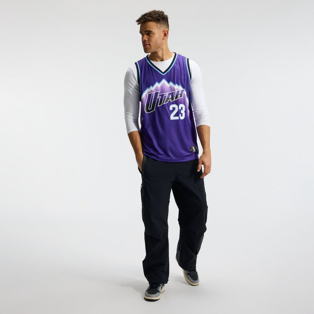 Lauri Markkanen Utah Jazz Fanatics Fast Break Replica Jersey - Icon Edition - Purple | NBA Fan Gear