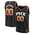 Phoenix Suns Fanatics Youth Fast Break Replica Custom Jersey - Statement Edition - Black | NBA Fan Gear