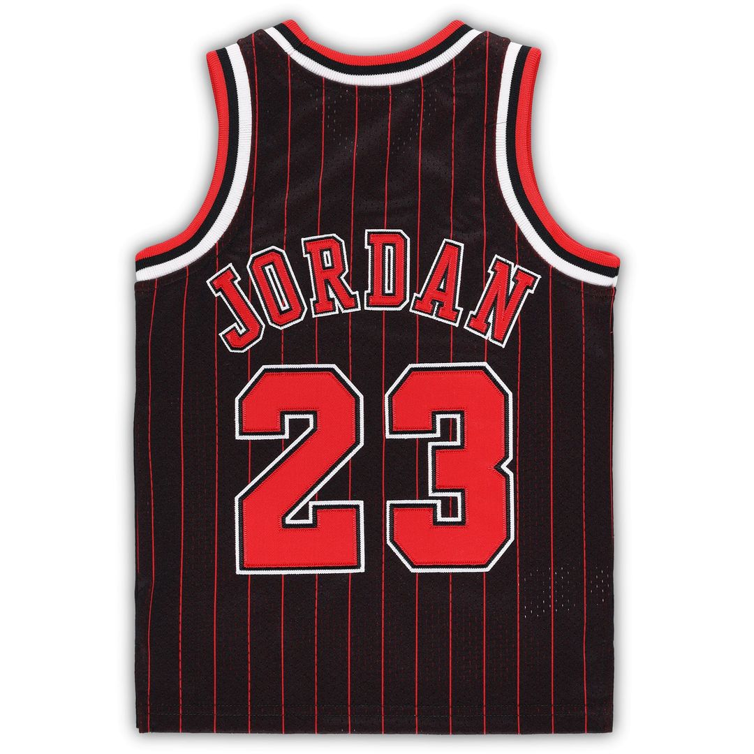 Michael Jordan Chicago Bulls Mitchell & Ness Toddler 1996/ 97 Hardwood Classics Authentic Jersey - Black | NBA Fan Gear