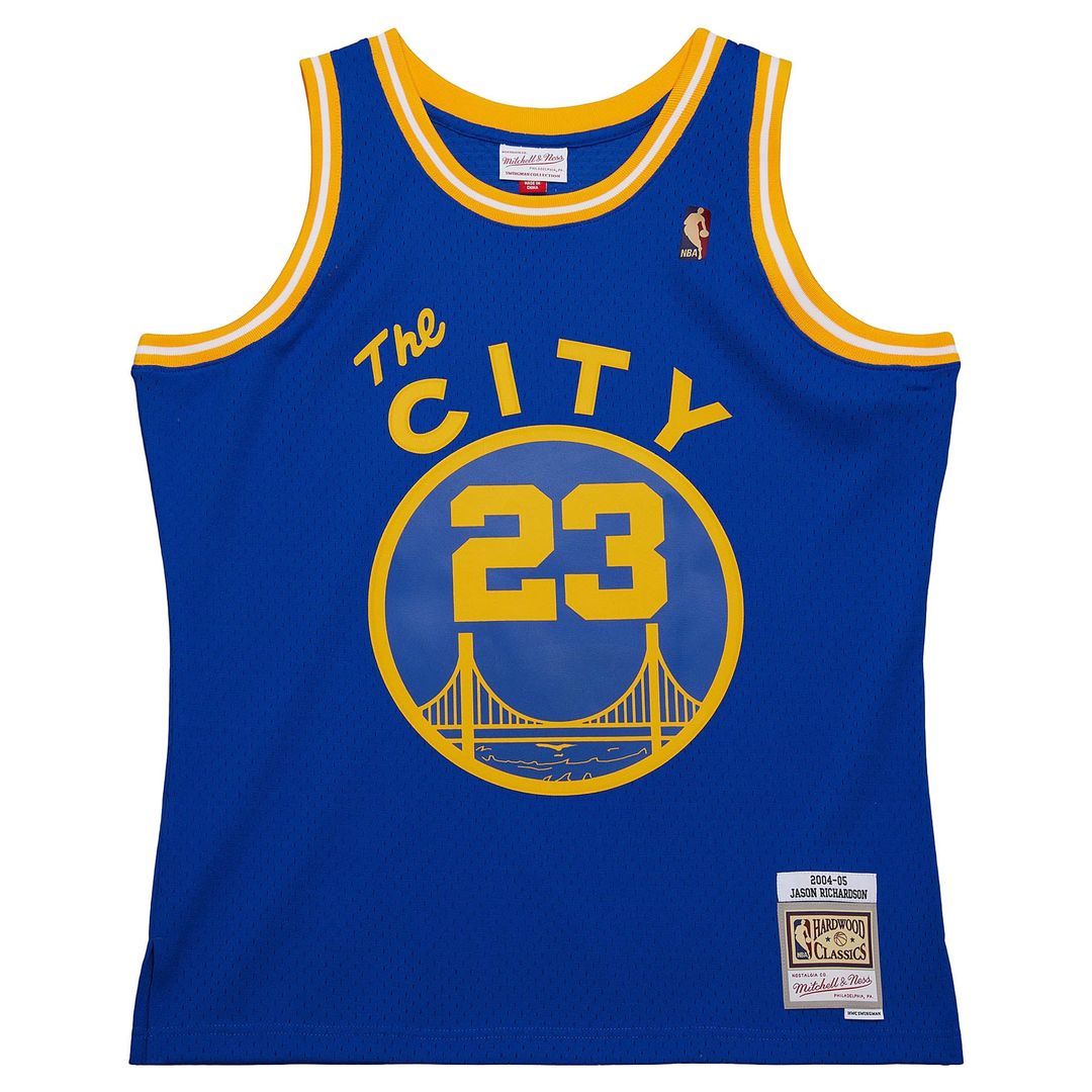 Jason Richardson Golden State Warriors Mitchell & Ness 2004/ 05 Hardwood Classics Swingman Jersey - Royal | NBA Fan Gear