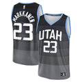 Lauri Markkanen Utah Jazz Fanatics Youth Fast Break Jersey - City Edition - Black | NBA Fan Gear