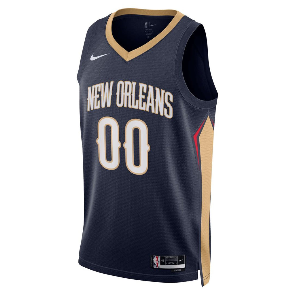 New Orleans Pelicans Nike Unisex 2022/ 23 Swingman Custom Jersey Navy - Icon Edition | NBA Fan Gear
