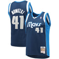 Dirk Nowitzki Dallas Mavericks Mitchell & Ness 2011/ 12 Hardwood Classics Swingman Jersey - Navy | NBA Fan Gear
