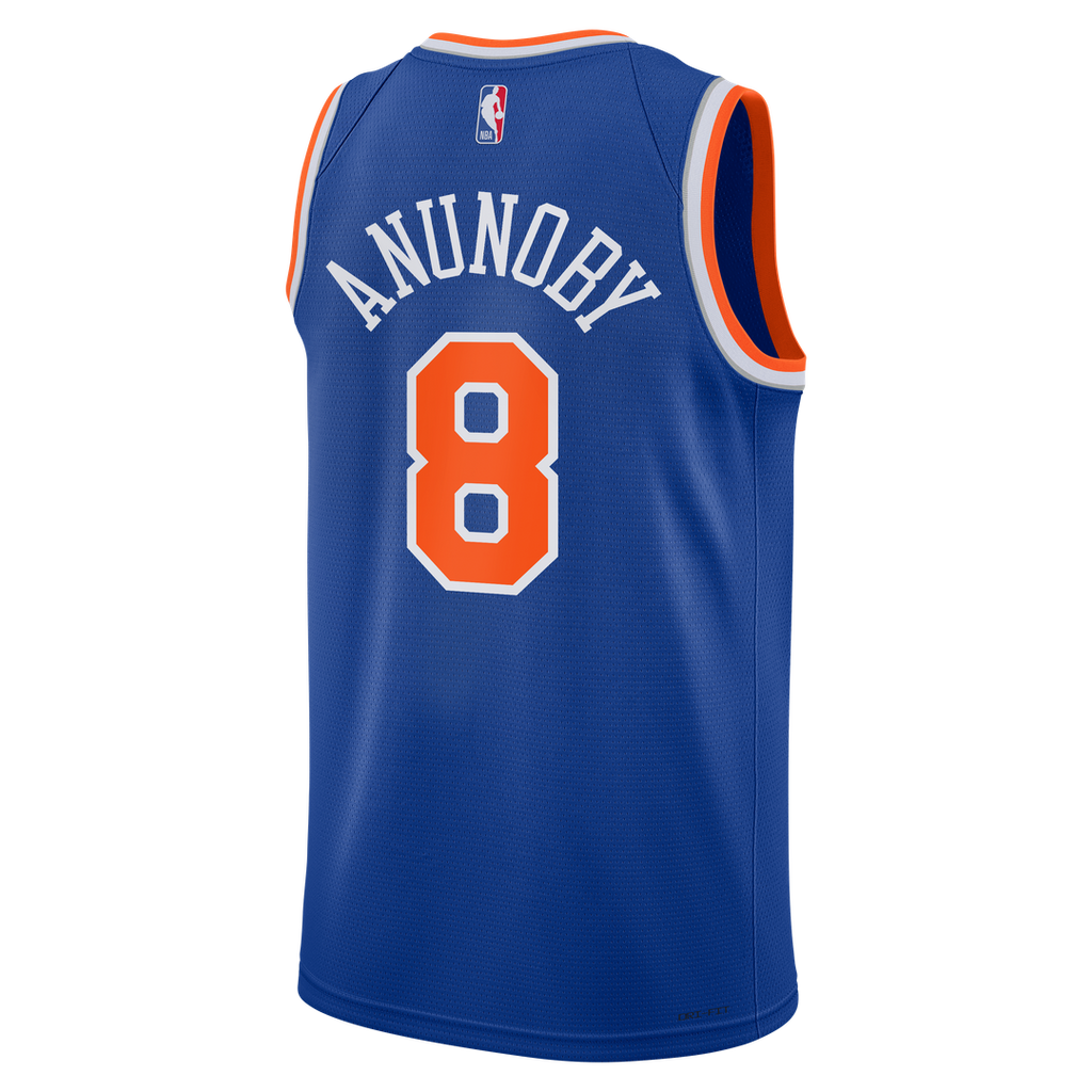 OG Anunoby New York Knicks Nike Youth Swingman Jersey - Icon Edition - Blue | NBA Fan Gear