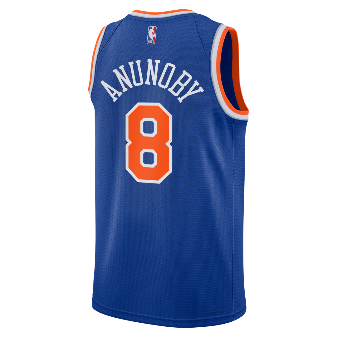 OG Anunoby New York Knicks Nike Youth Swingman Jersey - Icon Edition - Blue | NBA Fan Gear
