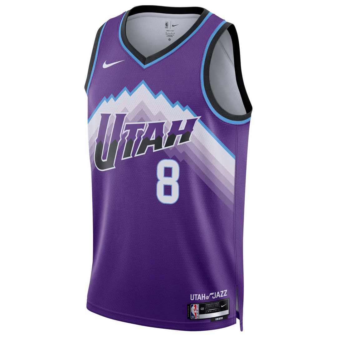 Isaiah Collier Utah Jazz Nike Unisex Swingman Jersey - Icon Edition - Purple | NBA Fan Gear