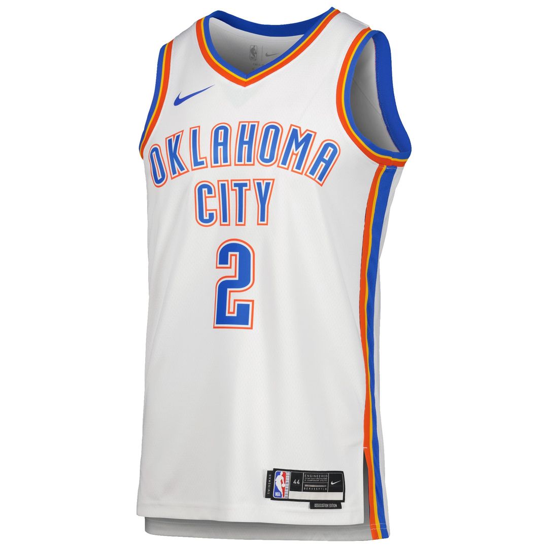 Shai Gilgeous-Alexander Oklahoma City Thunder Nike Unisex Swingman Jersey - Icon Edition - Blue | NBA Fan Gear