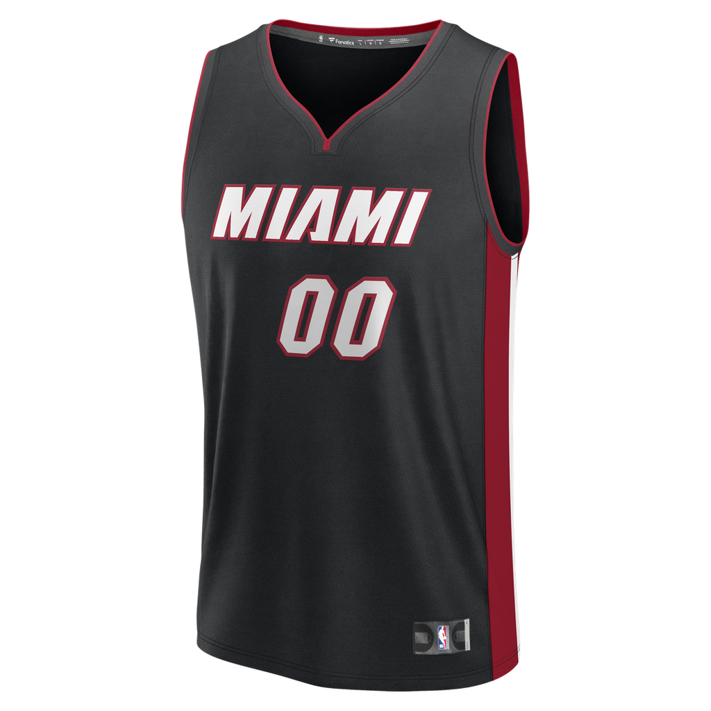 Miami Heat Fanatics Fast Break Custom Jersey - Icon Edition - Black | NBA Fan Gear