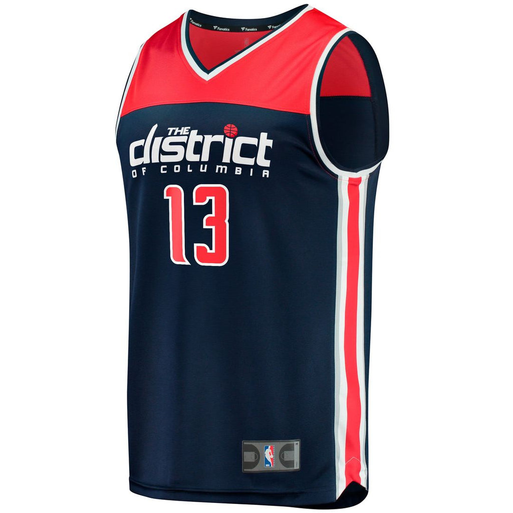 Jordan Poole Washington Wizards Fanatics Youth Fast Break Player Jersey - Statement Edition - Navy | NBA Fan Gear
