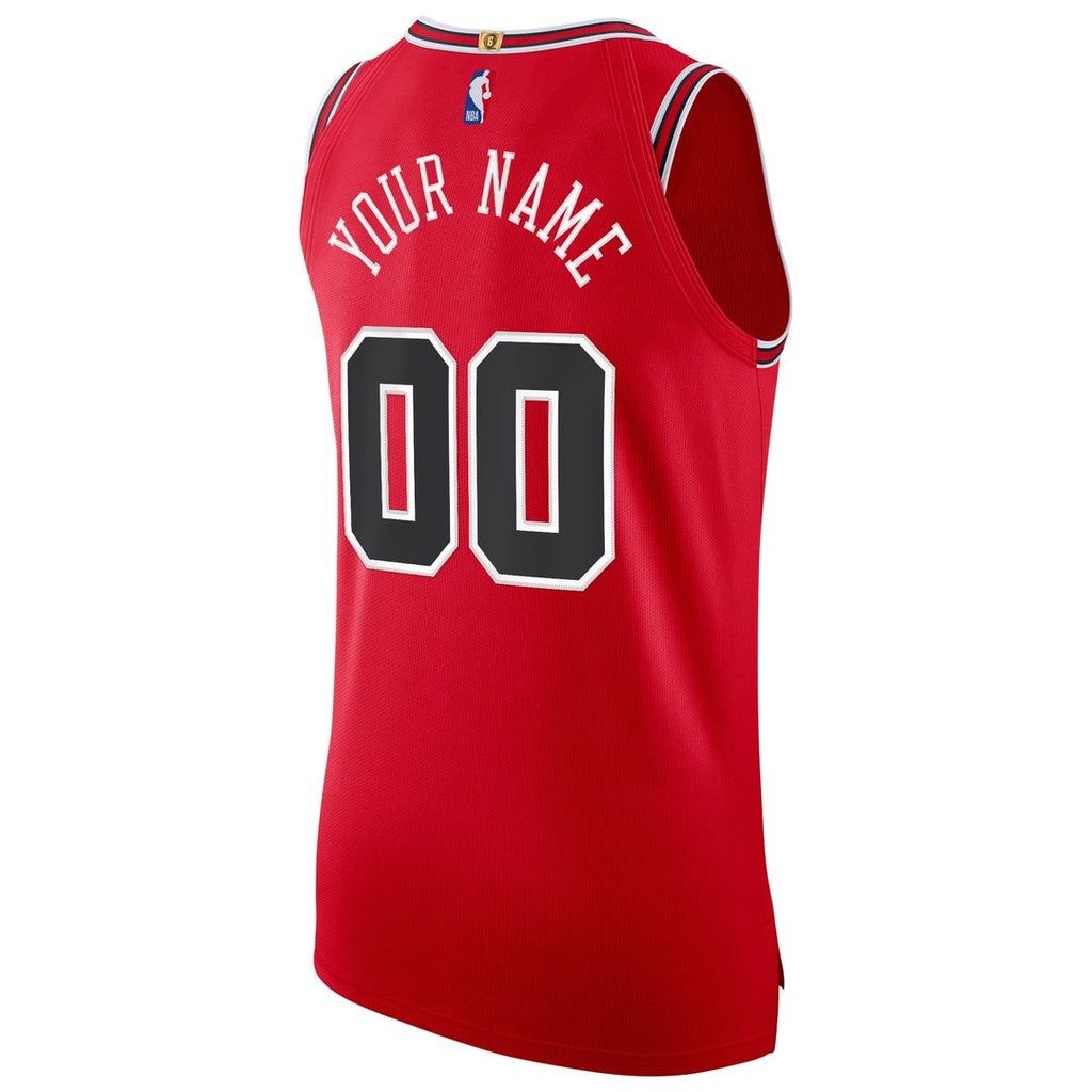 Chicago Bulls Nike Authentic Custom Jersey Red - Icon Edition | NBA Fan Gear