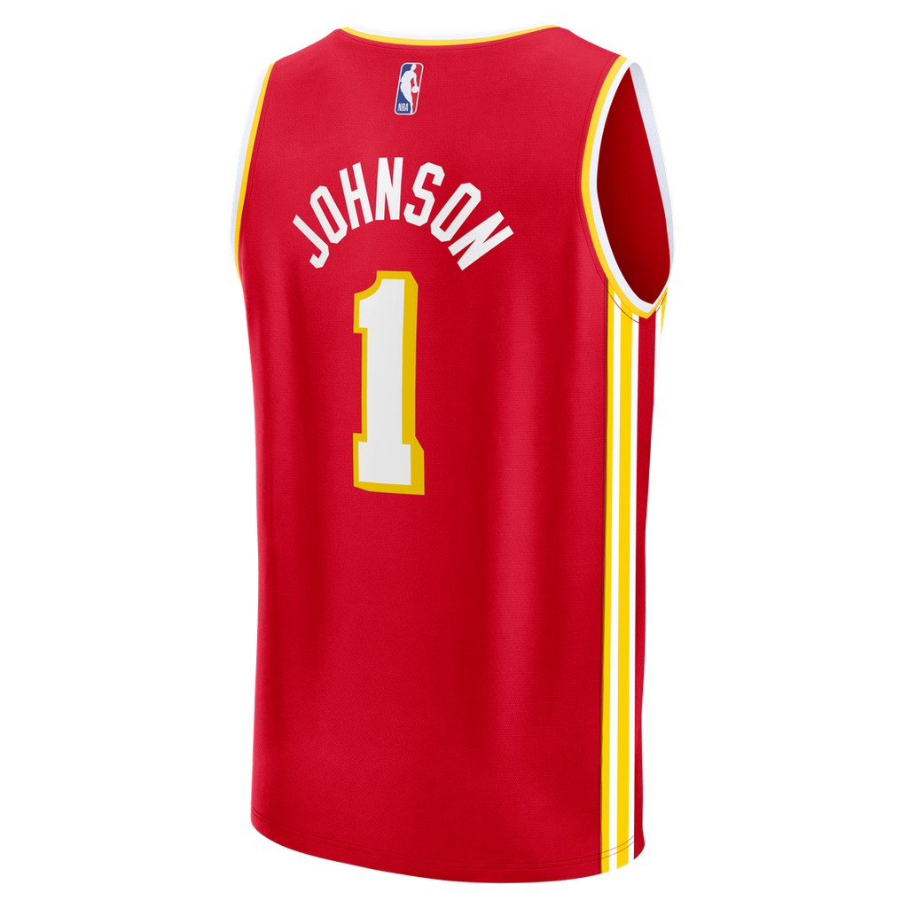 Jalen Johnson Atlanta Hawks Fanatics Youth Fast Break Jersey - Icon Edition - Red | NBA Fan Gear
