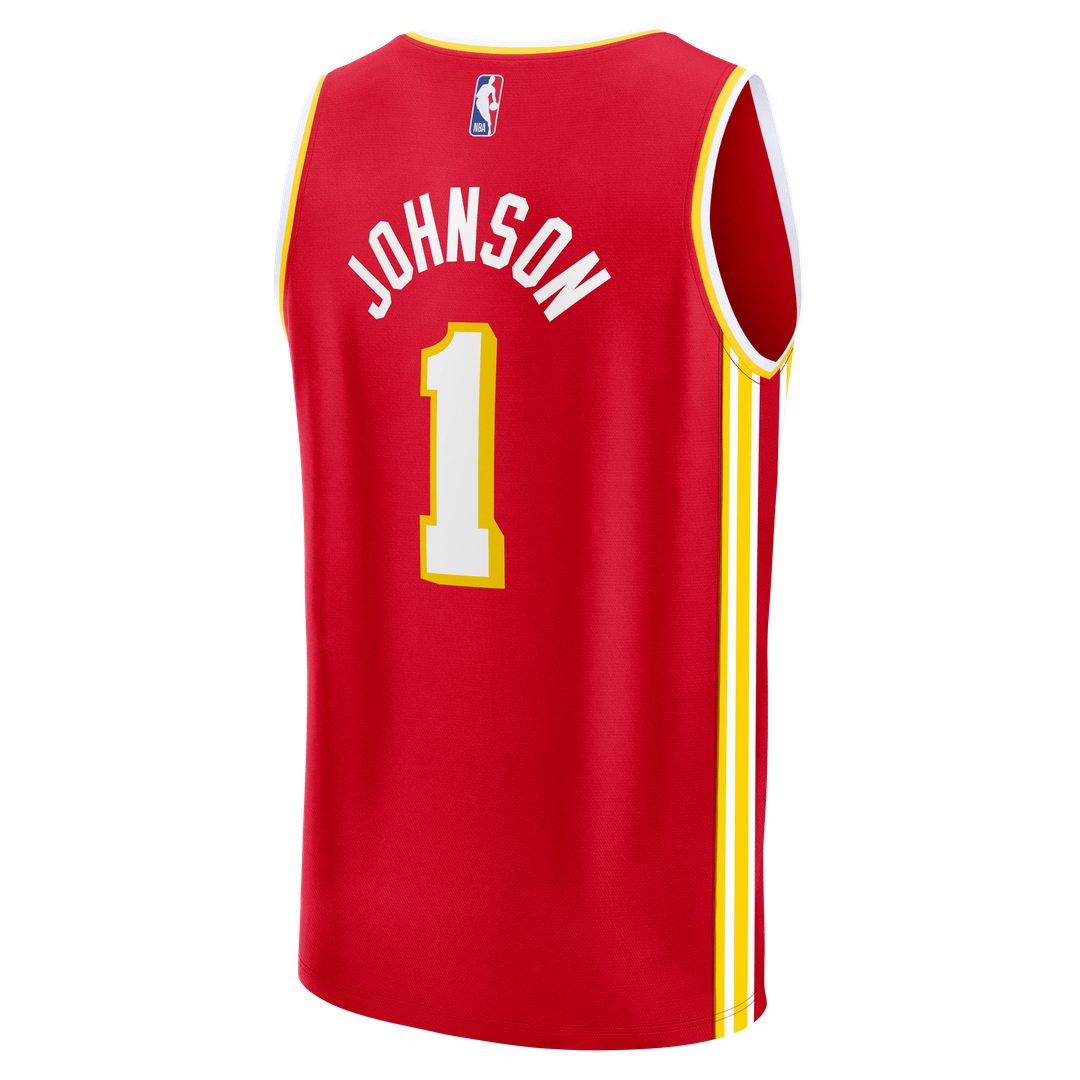 Jalen Johnson Atlanta Hawks Fanatics Youth Fast Break Jersey - Icon Edition - Red | NBA Fan Gear