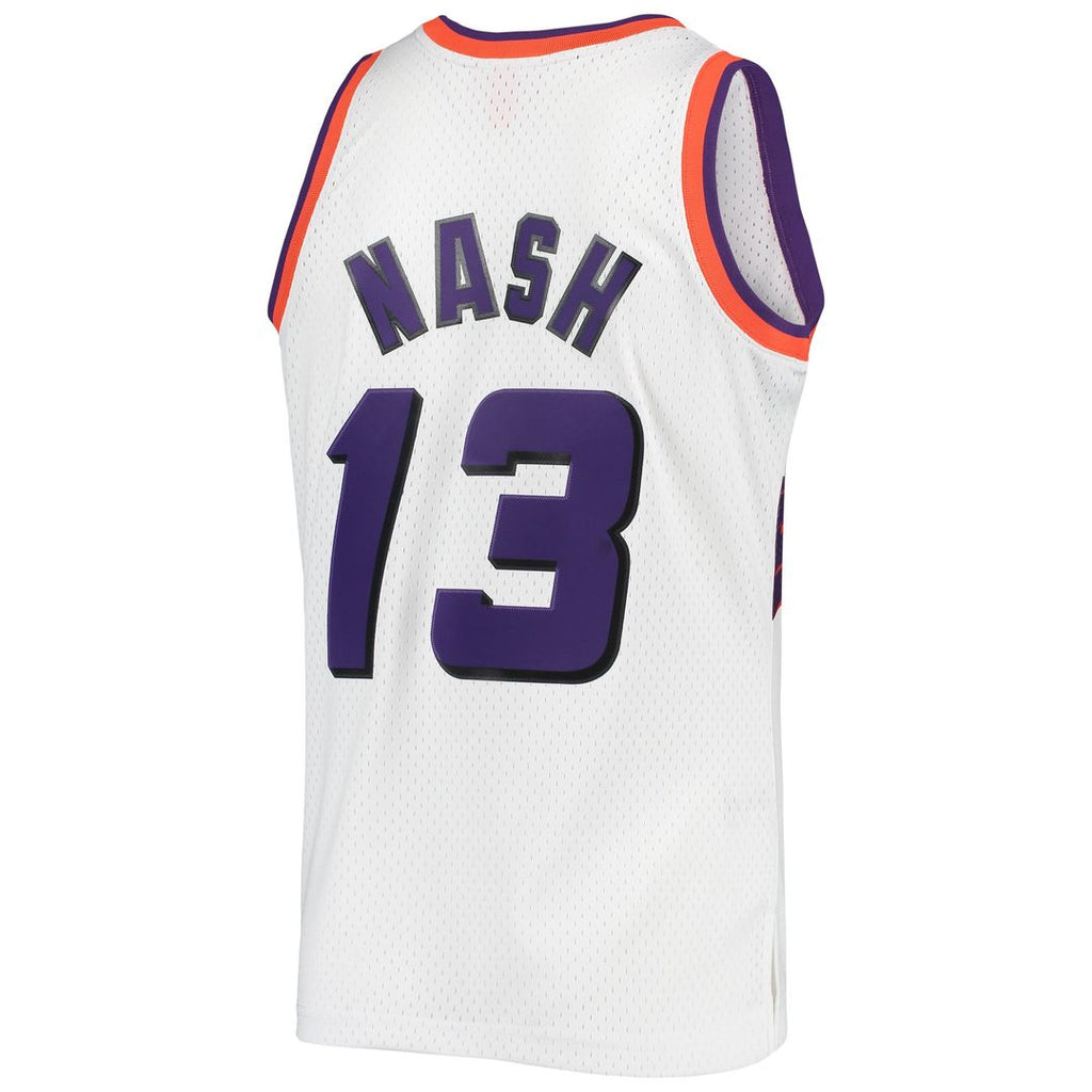 Steve Nash Phoenix Suns Mitchell & Ness 1996/ 97 Hardwood Classics Swingman Jersey - White | NBA Fan Gear