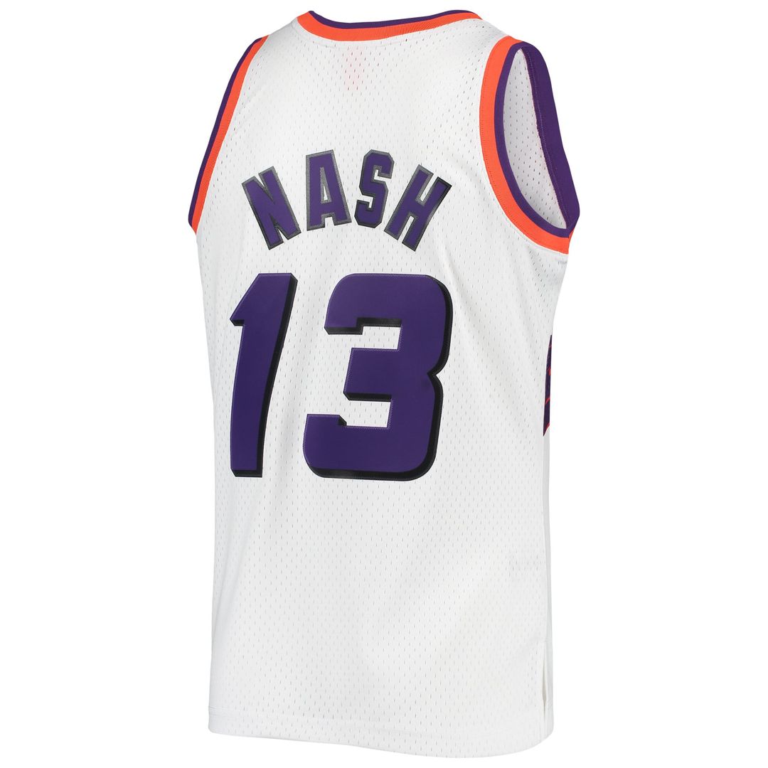 Steve Nash Phoenix Suns Mitchell & Ness 1996/ 97 Hardwood Classics Swingman Jersey - White | NBA Fan Gear