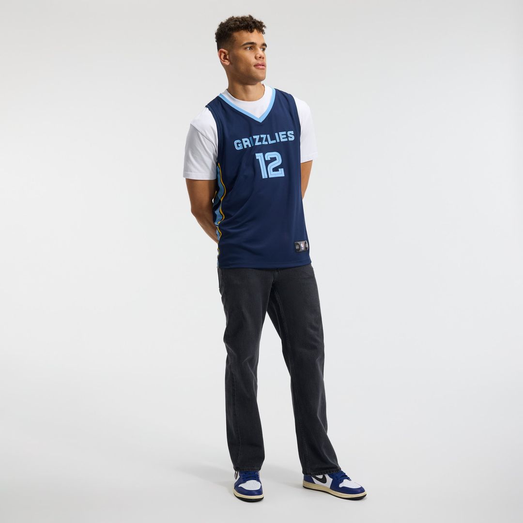 Ja Morant Memphis Grizzlies Fanatics Fast Break Replica Player Jersey - Icon Edition - Navy | NBA Fan Gear
