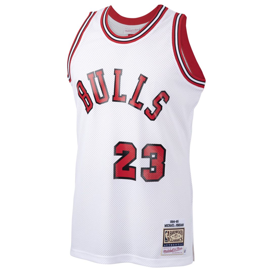 Michael Jordan Chicago Bulls Mitchell & Ness 1984/ 85 Hardwood Classics Rookie Authentic Jersey - Red | NBA Fan Gear