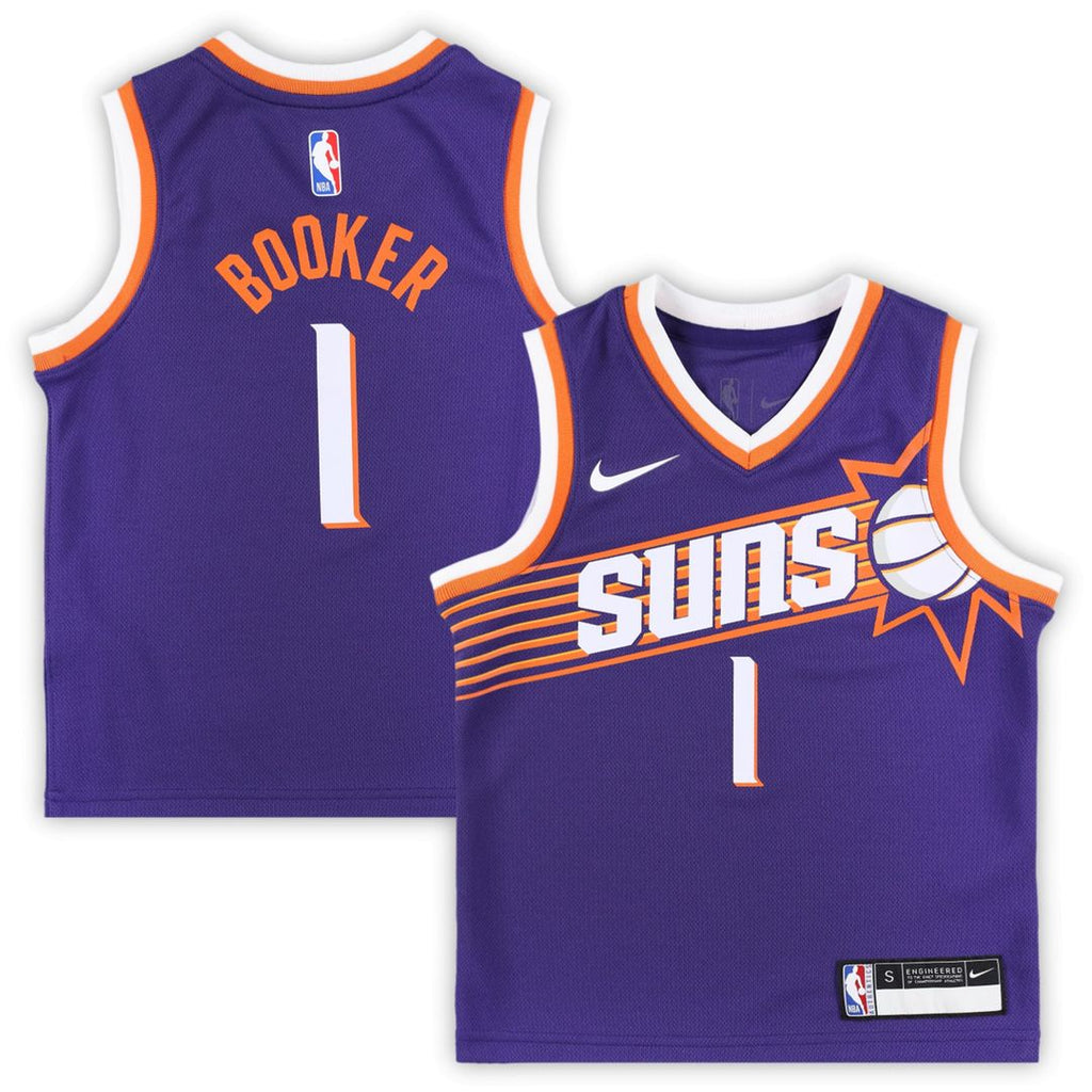 Devin Booker Phoenix Suns Nike Preschool Swingman Player Jersey - Icon Edition - Purple | NBA Fan Gear