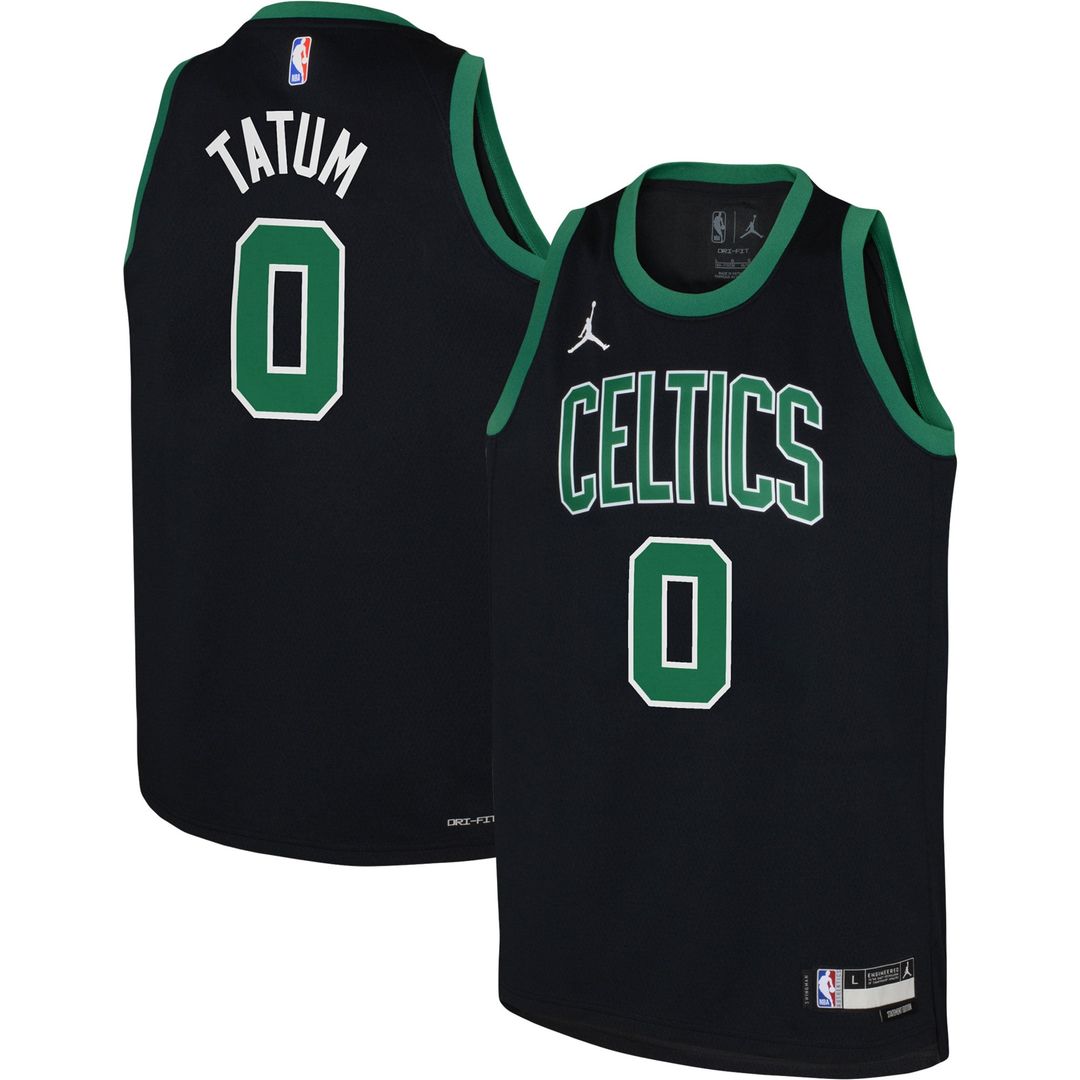 Jayson Tatum Boston Celtics Jordan Brand Youth Swingman Jersey - Statement Edition - Black | NBA Fan Gear