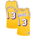 Wilt Chamberlain Los Angeles Lakers Mitchell & Ness 1971/ 72 Hardwood Classics Swingman Jersey - Gold | NBA Fan Gear