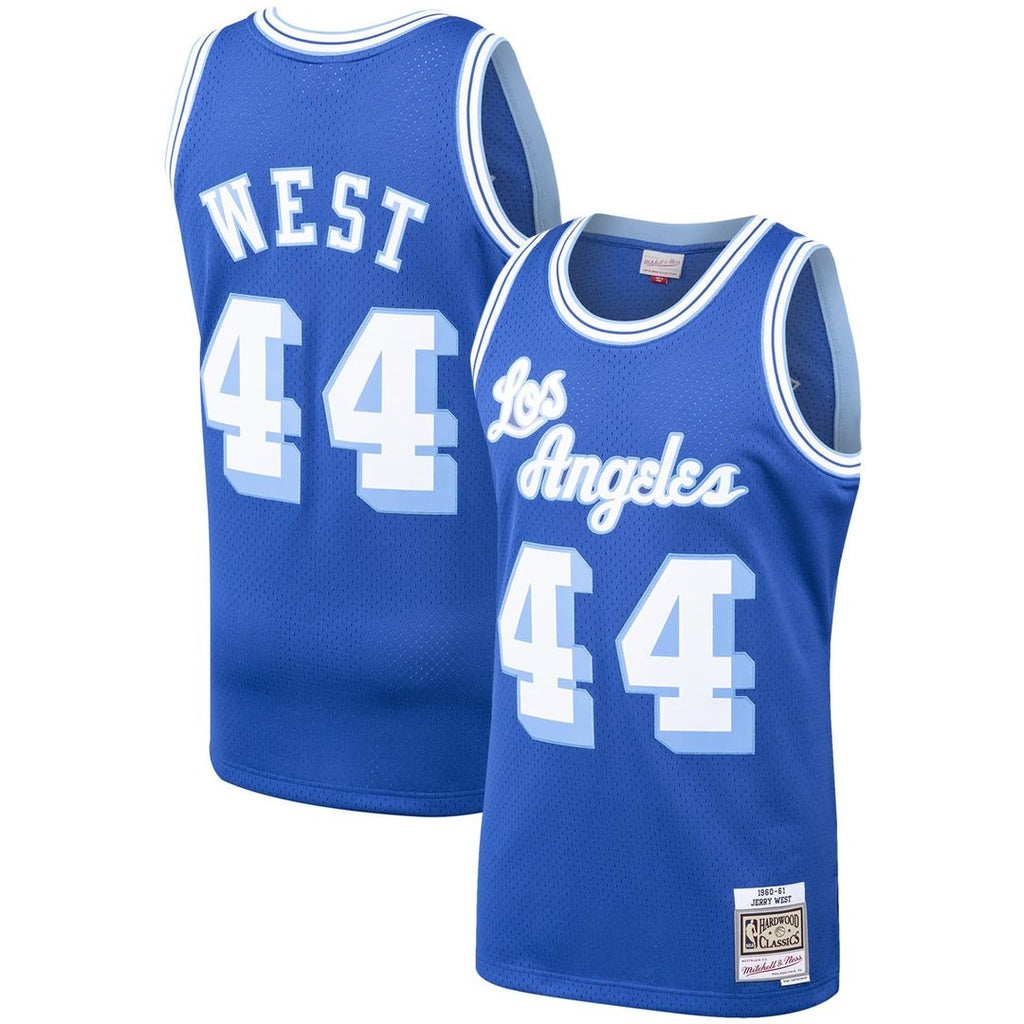 Jerry West Los Angeles Lakers Mitchell & Ness Hardwood Classics Swingman Jersey - Royal | NBA Fan Gear