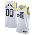 Utah Jazz Nike Unisex Swingman Custom Jersey White - Association Edition | NBA Fan Gear