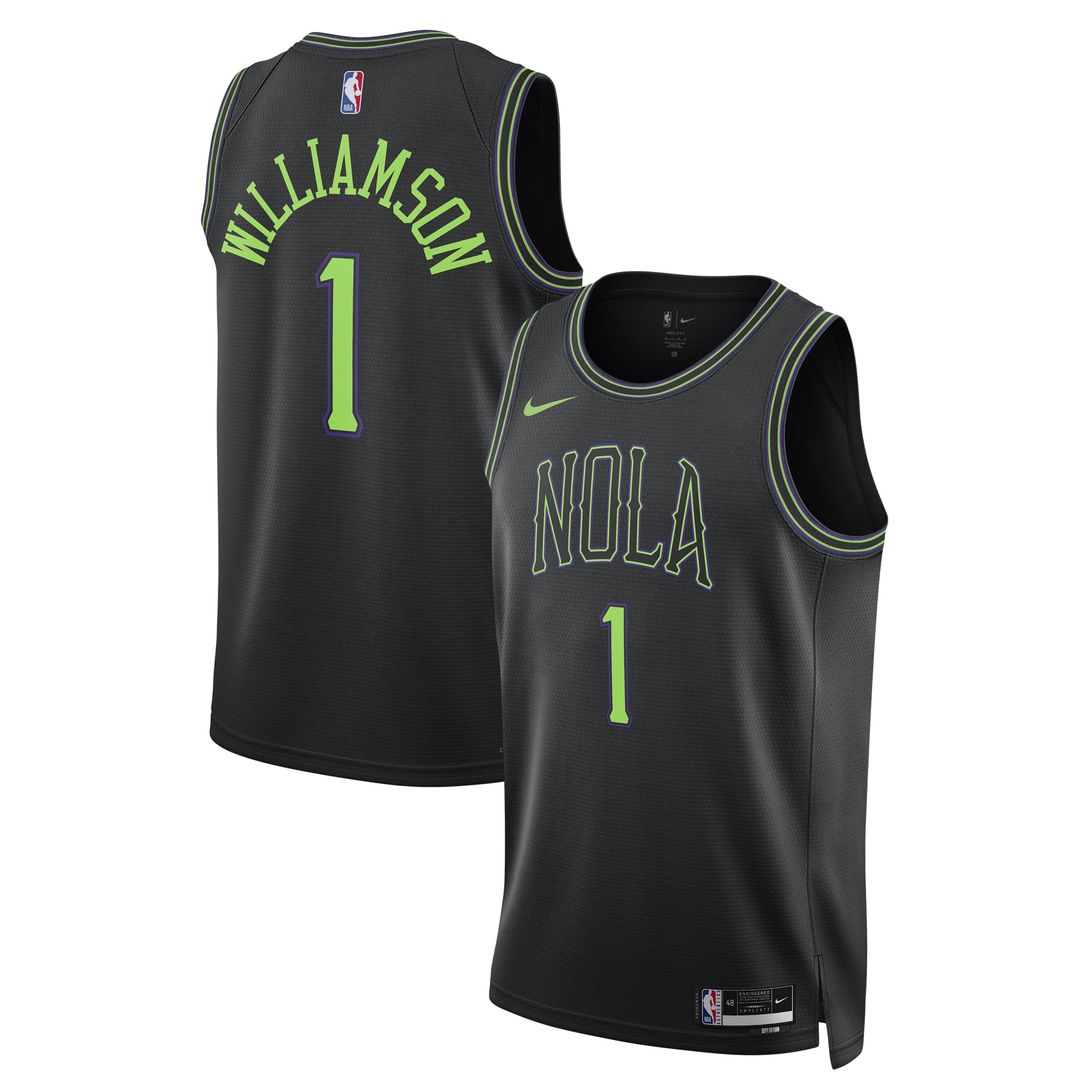 Zion Williamson New Orleans Pelicans Nike Unisex 2025/ 26 Swingman Jersey - Black - City Edition | NBA Fan Gear