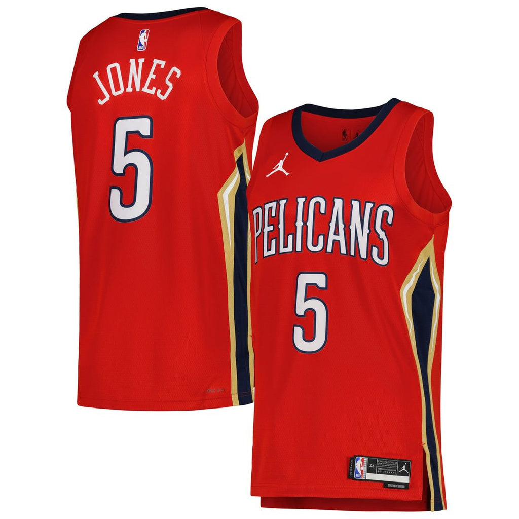 Herbert Jones New Orleans Pelicans Jordan Brand Unisex Swingman Jersey - Statement Edition - Red | NBA Fan Gear