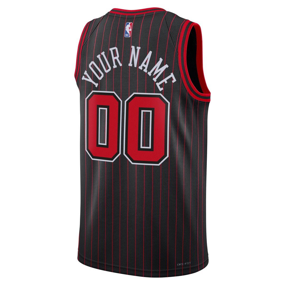 Chicago Bulls Jordan Brand Unisex Swingman Custom Jersey - Statement Edition - Black | NBA Fan Gear