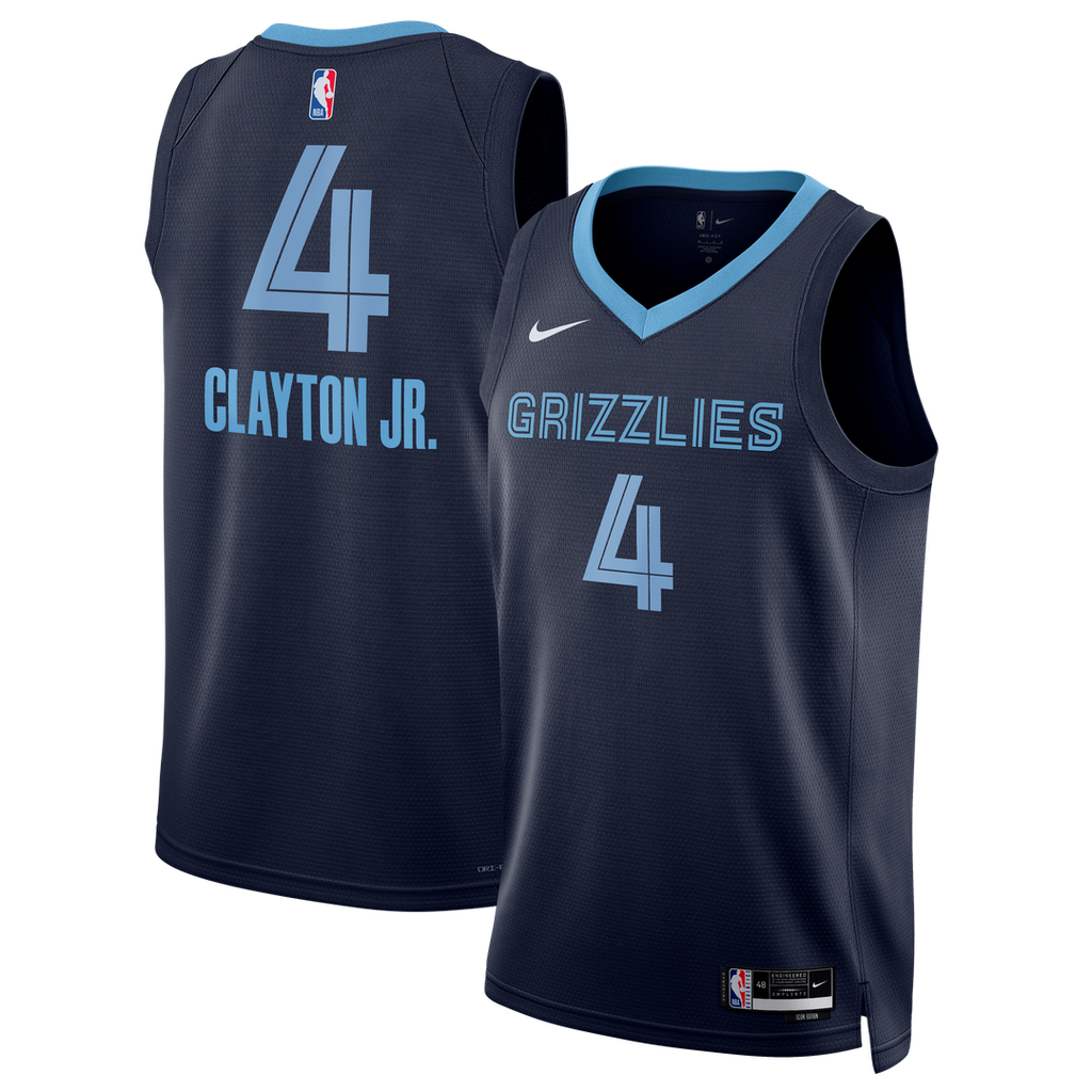 Walter Clayton Jr. Memphis Grizzlies Nike Unisex Swingman Jersey - Icon Edition - Navy | NBA Fan Gear