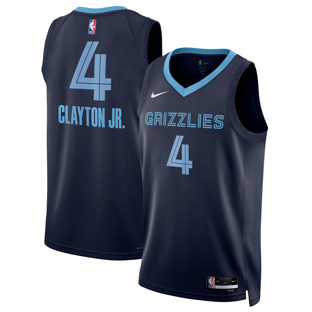 Walter Clayton Jr. Memphis Grizzlies Nike Unisex Swingman Jersey - Icon Edition - Navy | NBA Fan Gear