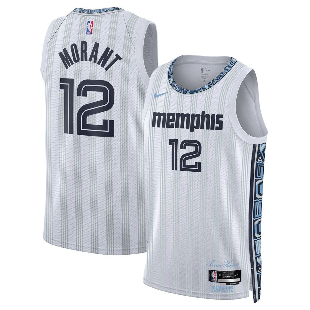 Ja Morant Memphis Grizzlies Nike Unisex 2025/ 26 Swingman Jersey - White - City Edition | NBA Fan Gear
