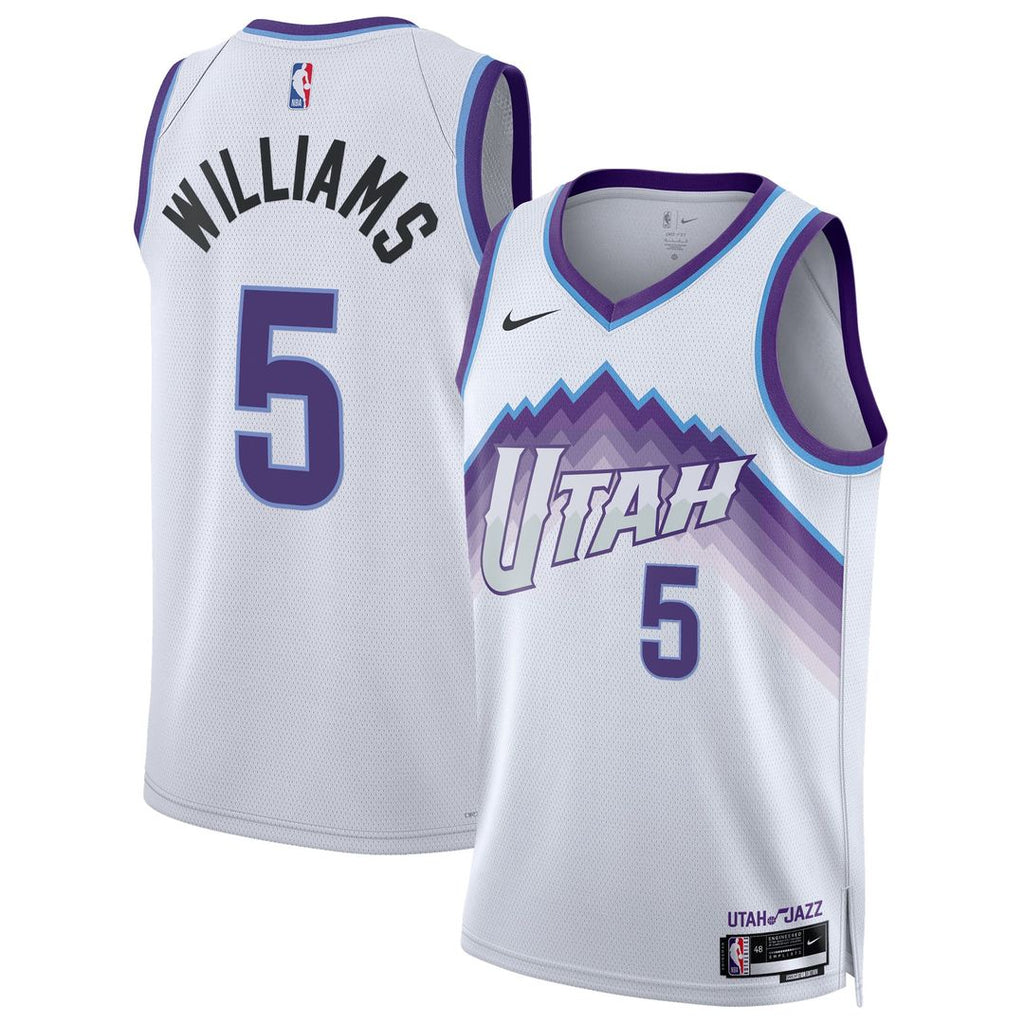 Cody Williams Utah Jazz Nike Unisex Swingman Jersey - Association Edition - White | NBA Fan Gear