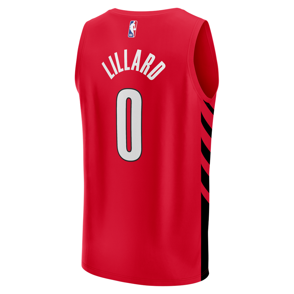 Damian Lillard Portland Trail Blazers Fanatics Fast Break Replica Jersey - Red - Statement Edition | NBA Fan Gear