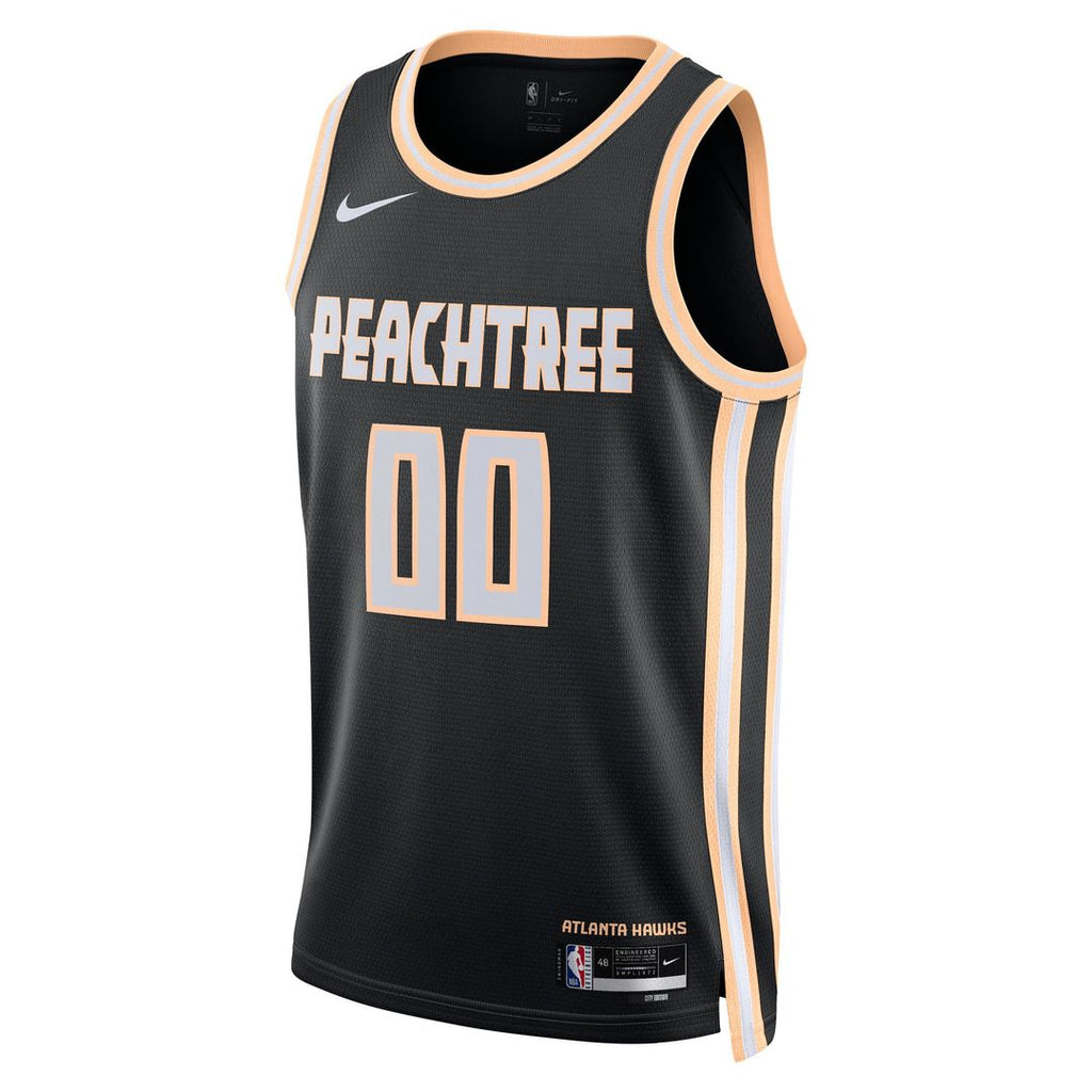Atlanta Hawks Nike Unisex 2025/ 26 City Edition Swingman Custom Jersey - Black | NBA Fan Gear