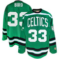 Larry Bird Boston Celtics Mitchell & Ness Big & Tall NBA Hockey Jersey - Kelly Green | Fan Gear