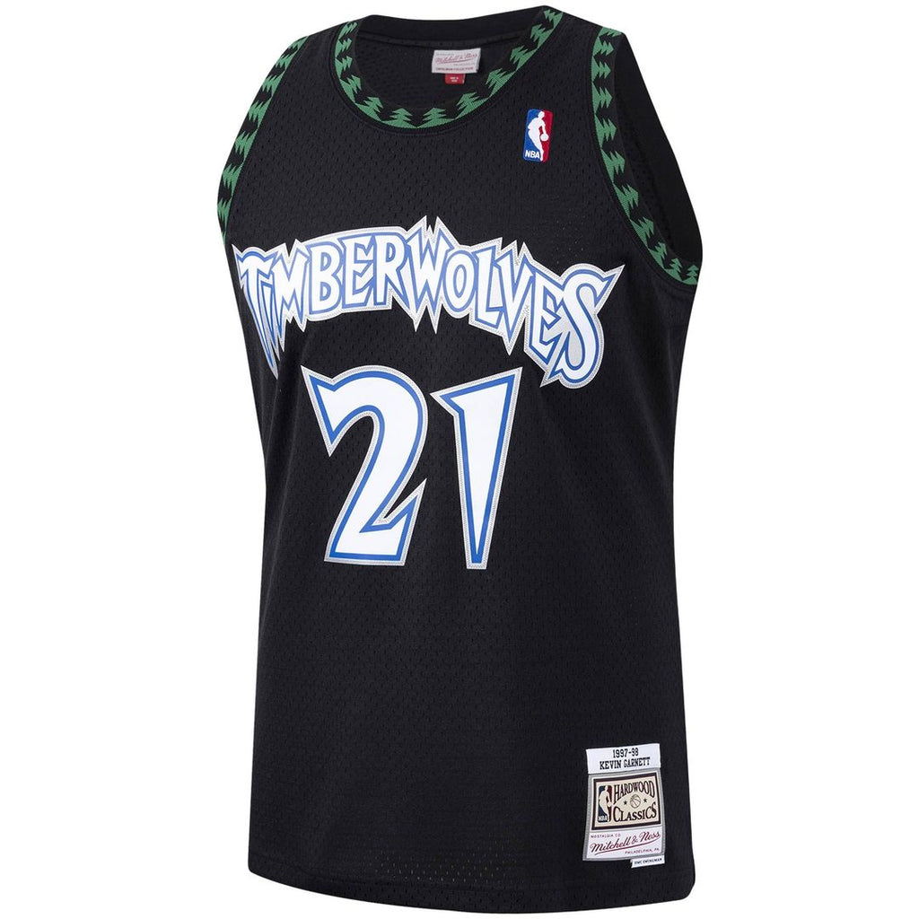Kevin Garnett Minnesota Timberwolves Mitchell & Ness 1995/ 96 Hardwood Classics Swingman Jersey - White | NBA Fan Gear