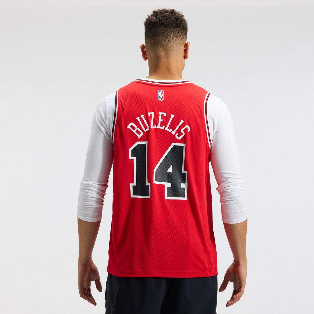 Matas Buzelis Chicago Bulls Fanatics Fast Break Replica Player Jersey - Icon Edition - Red | NBA Fan Gear