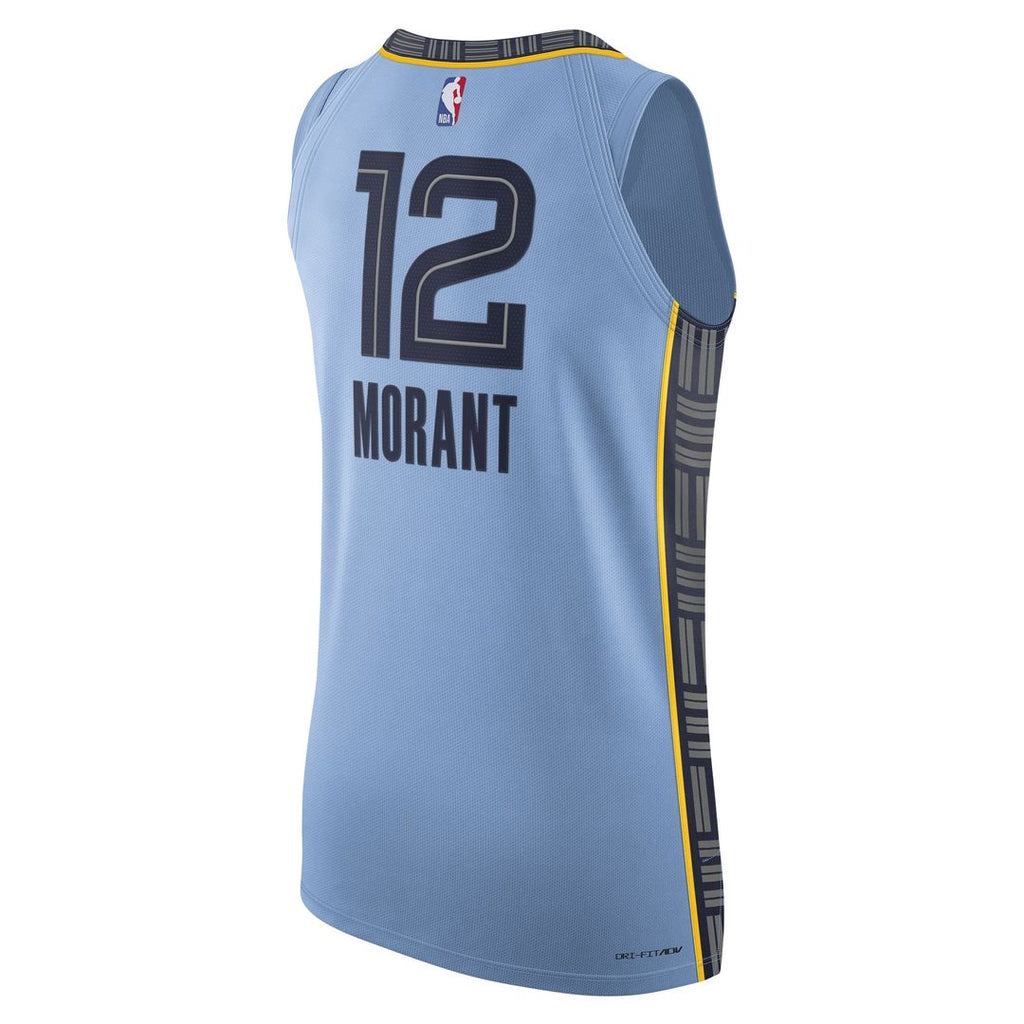 Ja Morant Memphis Grizzlies Jordan Brand Authentic Player Jersey - Statement Edition - Light Blue | NBA Fan Gear