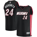 Haywood Highsmith Miami Heat Fanatics 2021/ 22 Fast Break Replica Jersey - Icon Edition - Black | NBA Fan Gear