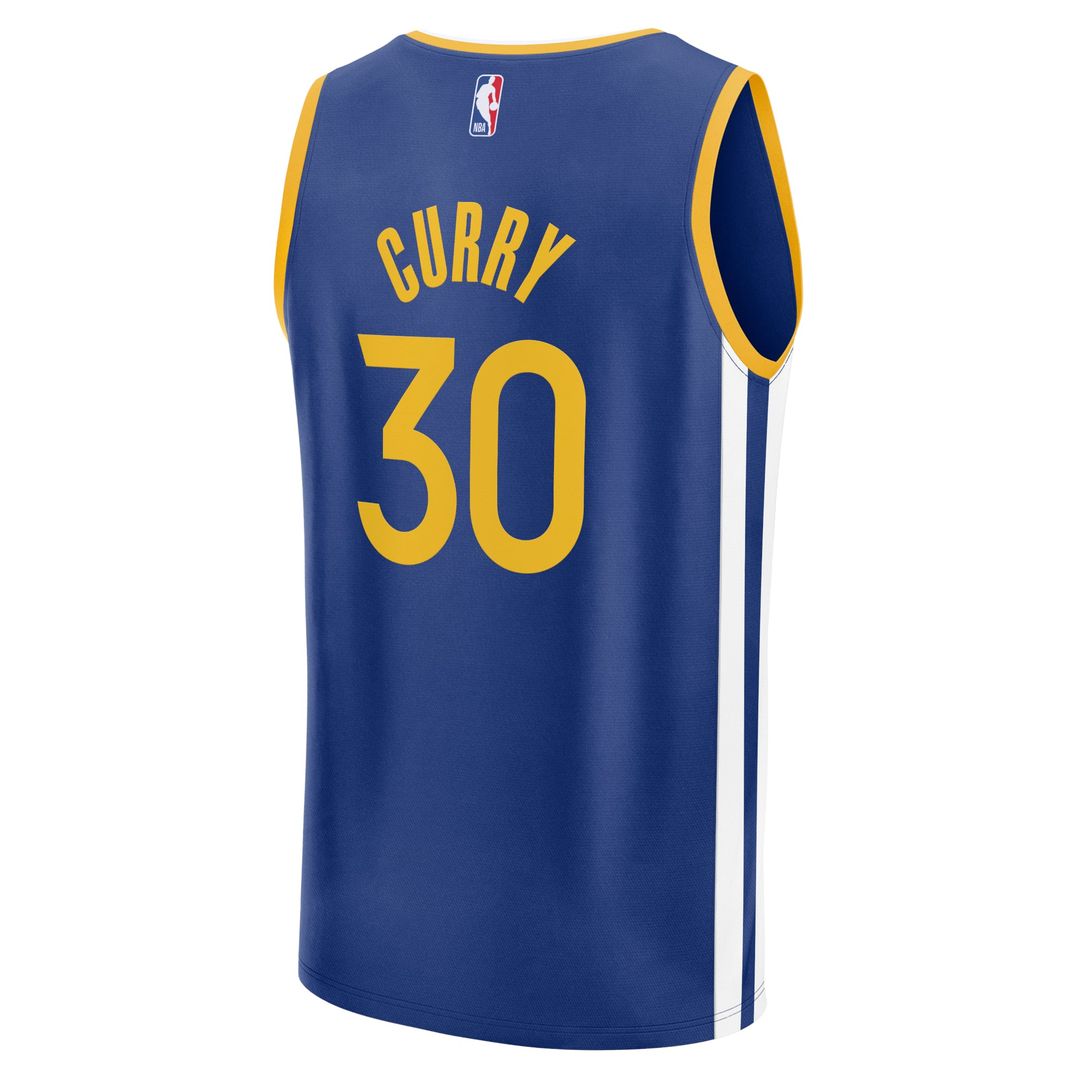 Stephen Curry Golden State Warriors Fanatics Youth Fast Break Replica Player Jersey - Icon Edition - Royal | NBA Fan Gear