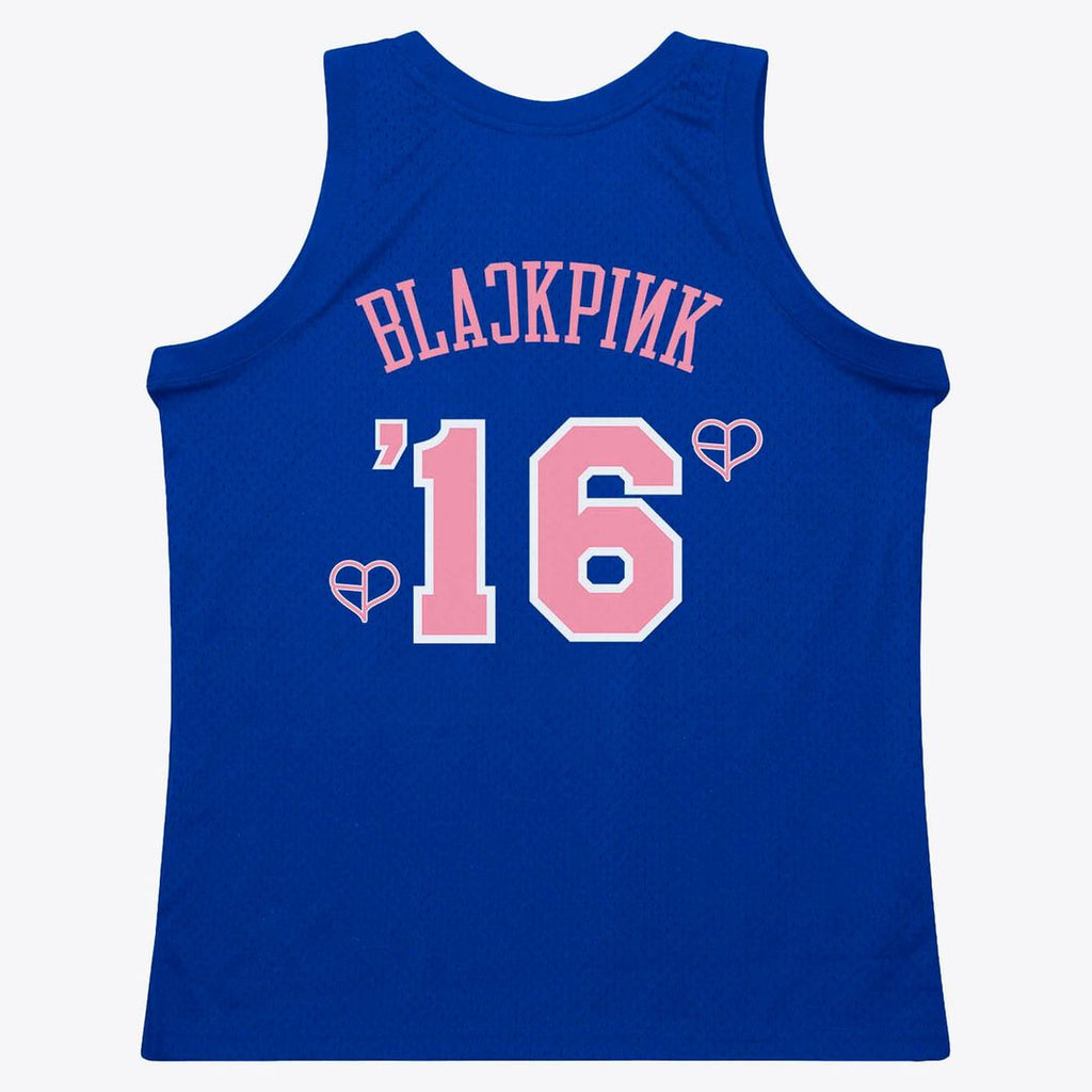 New York Knicks Mitchell & Ness x BLACKPINK Hardwood Classics Swingman Jersey - Blue - Limited Edition | NBA Fan Gear